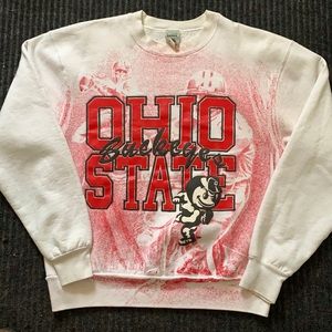 Womens Ohio State Buckeyes Sweatshirt Size Large